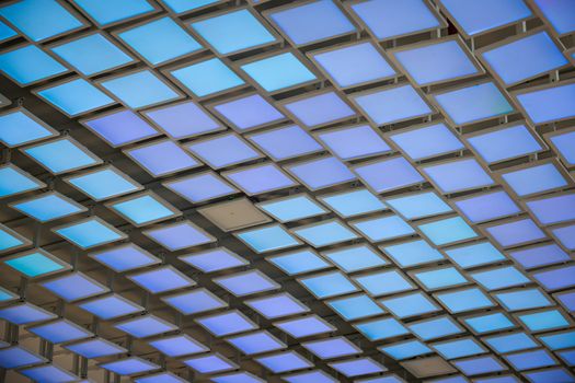 Süllyesztett LED panel mennyezetbe építve